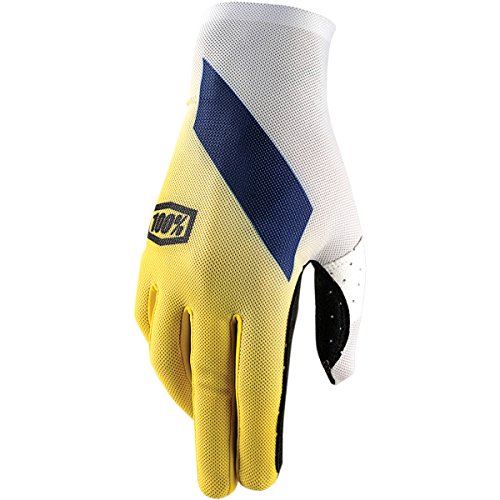 100% Unisex Handschuhe Celium, Fluo Yellow - Neongelb Schwarz, S, HU-GLO-0050 von 100%