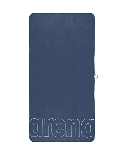 Arena Mikrofaser Smart Plus Gym Handtuch, Navy-white von ARENA