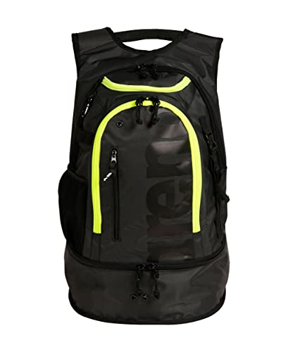 arena Fastpack 3.0 Sportlicher Rucksack für den Strand, das Fitnessstudio und den Sport, Reisetasche aus Wasserabweisendem Stoff mit Gepolsterten Schultergurten, Schuh- und Nasskleiderfach, 40 Liter von ARENA