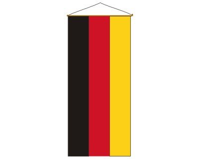 Deutschland Banner Fahne ohne Wappen 90 x 200 cm von Unbekannt