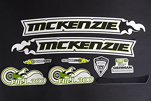 Unbekannt Fahrrad Rahmen Aufkleber Frame Sticker Set Decal MC Kenzie Hill Bike grün schwarz von Artist Unknown
