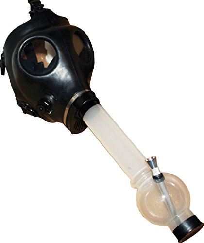 Gasmaske mit Bong, Ø 40 mm, Länge 250 mm von Unbekannt