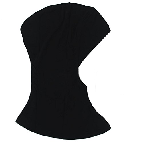 Generic Damen Muslimischer Voll Cap, Schwarz, XL von MagiDeal