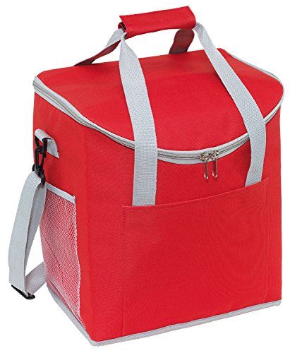 Kühltasche Rot verfügt über 2 seitliche Netzeinsteckfächer Isoliertasche 32 x 23 x 37 cm verstärkte Tragegriffe Thermotasche verstell & Abnehmbarer Schultergurt von Unbekannt