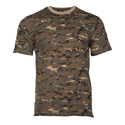 Mil-Tec Unbekannt Herren T-shirt-11012071 T Shirt, Digital Woodland, S EU von Mil-Tec