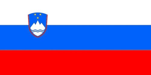Qualitäts Fahne Flagge Slowenien 90 x 150 cm mit verstärktem Hissband von Unbekannt