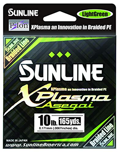 Sunline 63043200 Xplasma Asegai, hellgrün, 3,6 kg Test/165 YD von Sunline