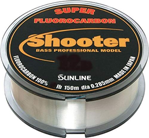 Sunline Fluorocarbon New Shooter Angelschnur, 4,5 kg Test/150 m, natürlich klar von Sunline