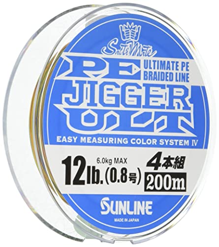 Sunline P.E Line X4 Ultra Jigger 200m P.E 0.8 12LB (3183) von Sunline