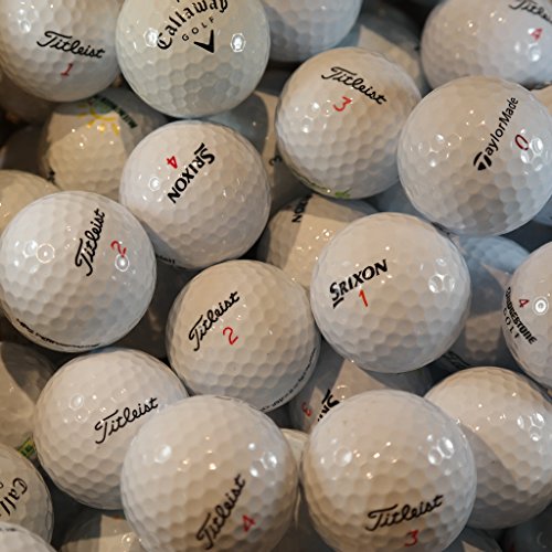 Unbekannt 100 Golfbälle Lakeballs Titleist Callaway Srixon Bridgestone Mix AAA/AAAA von Unbekannt
