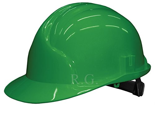 Unbekannt Bauarbeiterhelm Schutzhelm Bauhelm Schutzhelme Helm EN 397 53-61 cm 6 Farben (Grün) von Unbekannt