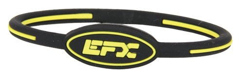 Unbekannt EFX Silikon oval Armband, schwarz/gelb von EFX