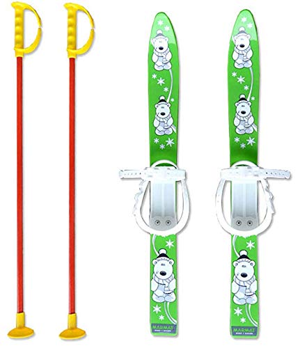 Unbekannt Kinderski Babyski Ski Lernski 70cm 7 Farben für Kinder von rg-vertrieb (Grün) von Unbekannt