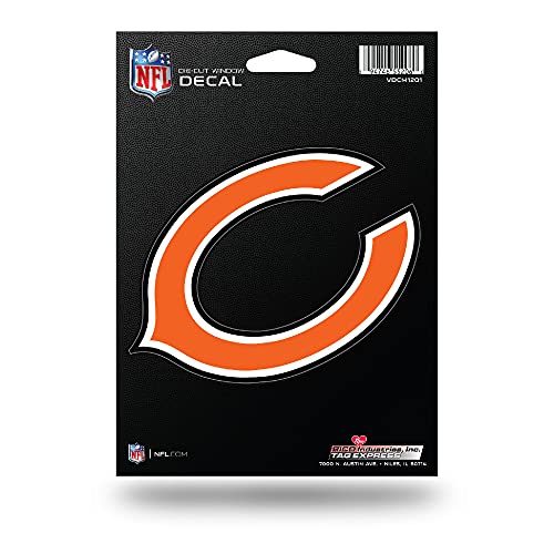 NFL Bären Chicago Medium die Cut Aufkleber, 22,9 x 12,7 x 0,5 cm Team Logo von Unknown
