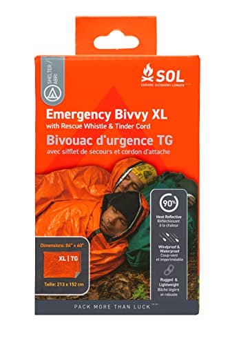 Unbekannt SOL Notfall Bivvy XL mit Rettungspfeife von survive outdoors longer