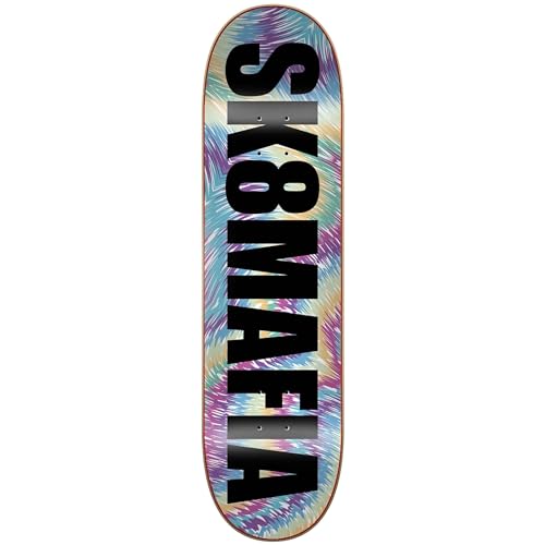 Sk8Mafia Unisex Erwachsene Og Logo Tie Dye 8.0"x32" Deck Chassis, Multicolor (Multicolor), Einheitsgröße von Sk8Mafia