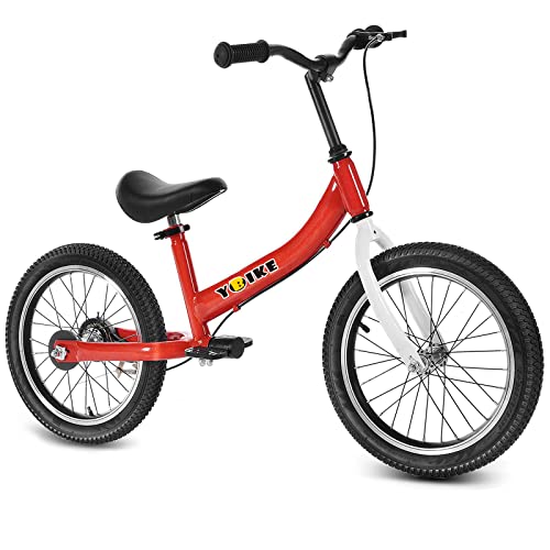 YBIKE 2 in 1 Laufrad, Kinderlaufrad und Kinderfahrrad Dual-Use-Funktion, geeignet für Kinder im Alter von 1-7, 12,14,16 Zoll mit Bremse, Pedal, Trainingstheorie von YBIKE