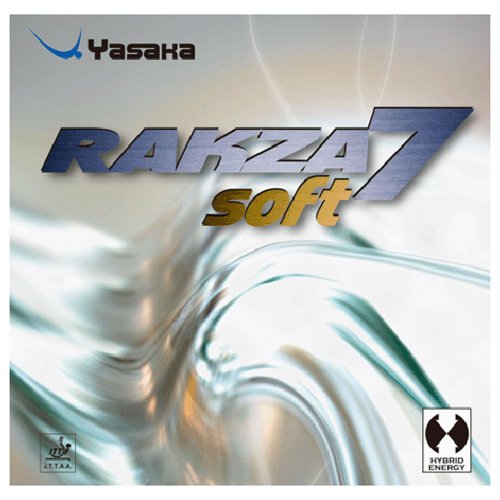 Yasaka Rakza 7 Soft Gummibelag für Tischtennis, rot, Max von Yasaka