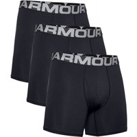 3er Pack UNDER ARMOUR Charged Baumwoll-Boxerjock 002 - black/black/black M von Under Armour