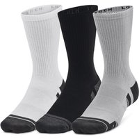 3er Pack UNDER ARMOUR Performance Tech Crew Socken 011 - mod gray/white/jet gray L (42-47) von Under Armour