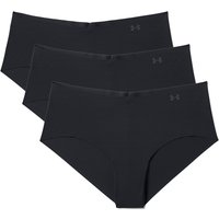3er Pack UNDER ARMOUR Pure Stretch Hipster Damen 001 - black/black/black XL von Under Armour