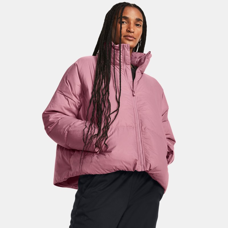 ColdGear® Infrared Daunensteppjacke für Damen Rosa Elixir / Rosa Elixir L von Under Armour