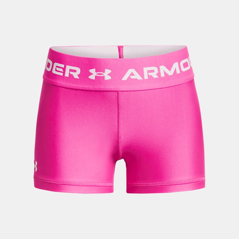 HeatGear® Shorty für Mädchen Rebel Rosa / Weiß YXL (160 - 170 cm) von Under Armour