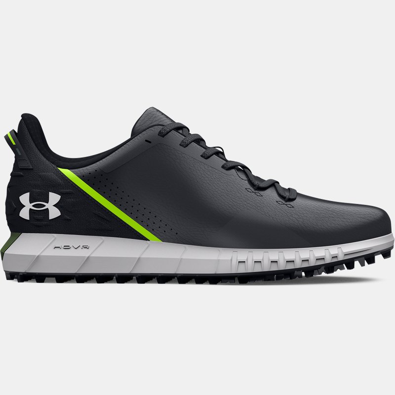 Herren Under Armour HOVR™ Drive Golfschuhe ohne Spikes für breite Füße (E) Schwarz / Schwarz / Halo Grau 45 von Under Armour