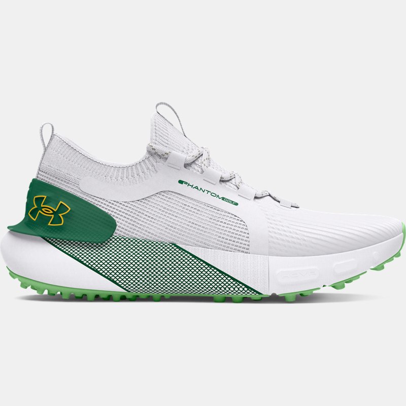 Herren Under Armour Phantom Golfschuhe Weiß / Classic Grün / Taxi 45.5 von Under Armour