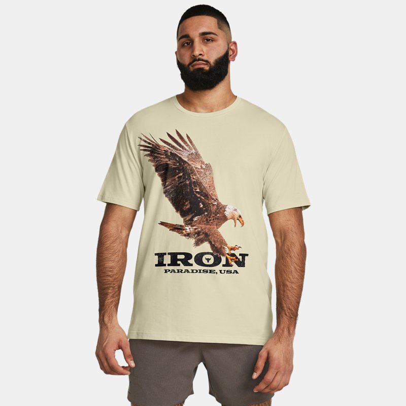 Project Rock Eagle Kurzarm-Shirt mit Grafik für Herren Silt / Schwarz XL von Under Armour