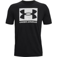 UNDER ARMOUR ABC Camouflage Boxed Logo kurzarm Trainingsshirt Herren 001 - black/black M von Under Armour