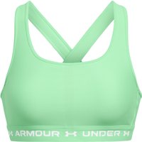 UNDER ARMOUR Armour Mid Crossback Sport-BH Damen 350 - matrix green/matrix green/white L von Under Armour