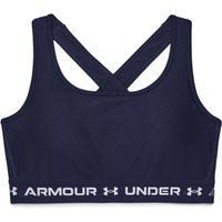 UNDER ARMOUR Armour Mid Crossback Sport-BH Damen 410 - midnight navy/midnight navy/white XS von Under Armour