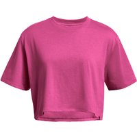UNDER ARMOUR Campus Retro Crop-Shirt Damen 686 - astro pink/black S von Under Armour