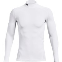 UNDER ARMOUR ColdGear Mock Kompressionsshirt Herren 100 - white/black L von Under Armour