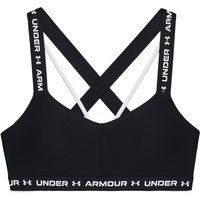 UNDER ARMOUR Crossback Low Sport-BH Damen 001 - black/white/white L von Under Armour