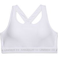 UNDER ARMOUR Crossback Mid Sport-BH Damen 100 - white/white/halo gray 3X von Under Armour