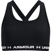 UNDER ARMOUR Crossback Sport-BH Mädchen 001 - black/black/white XS (122-127 cm) von Under Armour