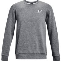 UNDER ARMOUR Essential Fleece Sweatshirt Herren 012 - pitch gray medium heather/white M von Under Armour