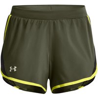 UNDER ARMOUR Fly By 2.0 Shorts Damen 390 - marine od green/lime yellow/reflective L von Under Armour