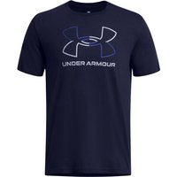 UNDER ARMOUR Foundation Sportshirt Herren 410 - midnight navy/royal/steel XL von Under Armour
