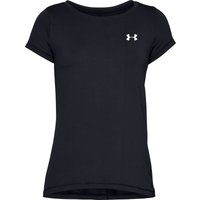 UNDER ARMOUR Funktionsshirt Damen black/metallic silver M von Under Armour