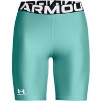 UNDER ARMOUR HeatGear 8" Baselayer Shorts Damen 482 - radial turquoise/white S von Under Armour