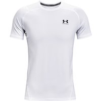 UNDER ARMOUR HeatGear Armour Fitted kurzarm Trainingsshirt Herren 100 - white/black 4XL von Under Armour