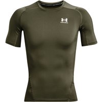 UNDER ARMOUR HeatGear kurzarm Funktionsshirt Herren 390 - marine od green/white XL von Under Armour