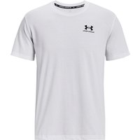 UNDER ARMOUR Heavyweight Logo T-Shirt Herren 100 - white/black M von Under Armour