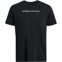 UNDER ARMOUR Heavyweight Trainingsshirt Herren 001 - black/white L von Under Armour