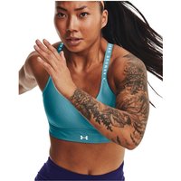 UNDER ARMOUR Infinity Mid Covered Sport-BH Damen 433 - glacier blue/white XS von Under Armour