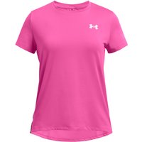UNDER ARMOUR Knockout T-Shirt Mädchen 652 - rebel pink/white S (127-137 cm) von Under Armour