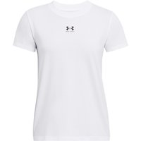 UNDER ARMOUR Off Campus Core T-Shirt Damen 100 - white/black S von Under Armour